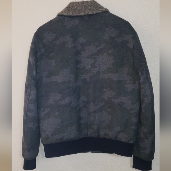 Paisley & Gray | Mens zip up Slim fit wool jacket - Picture 3 of 11